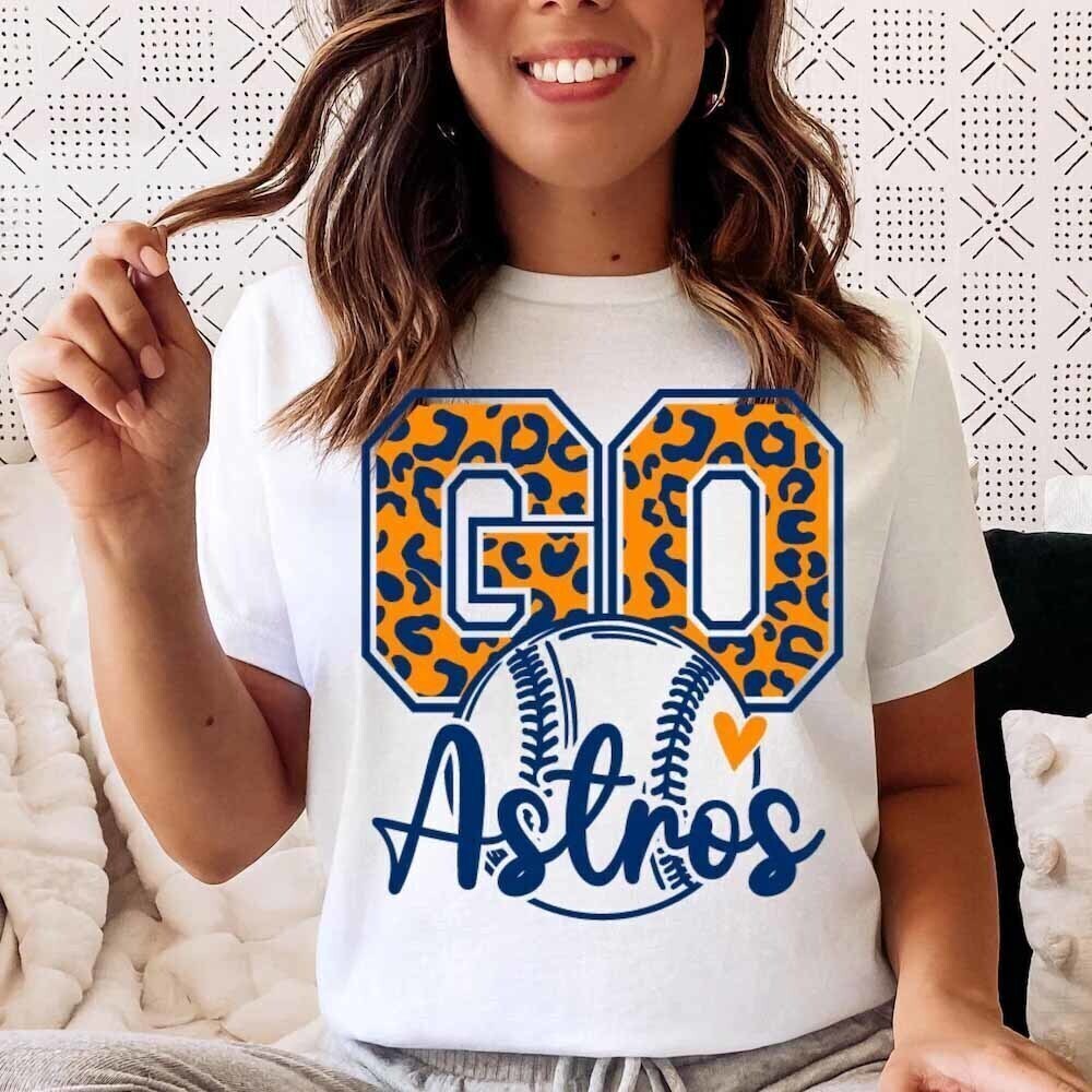 Go Astros Baseball Shirt Astros Tshirt Houston Baseball Clothing
